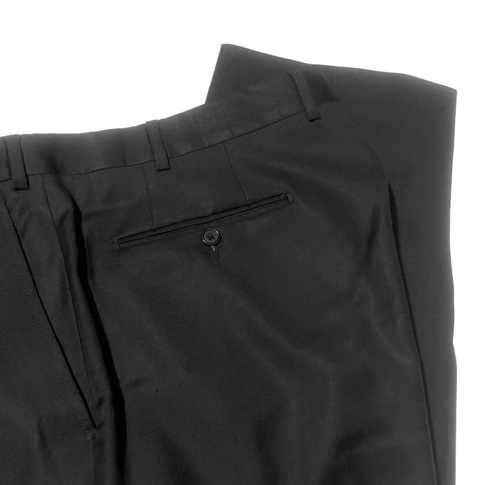 Santorelli 40 Black Dress‎ pants Italy Virgin Wool (See description)